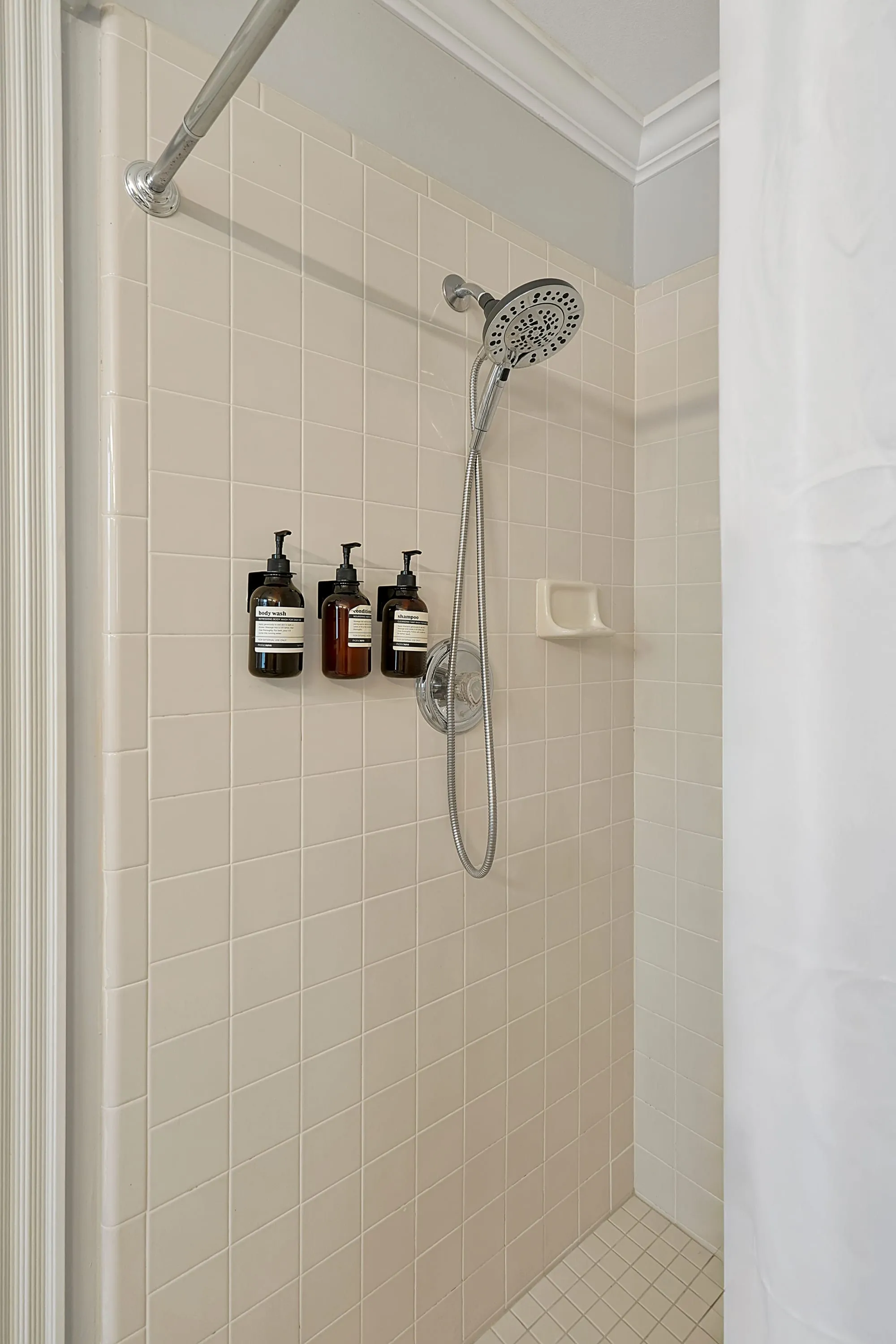 Walk-in shower detail